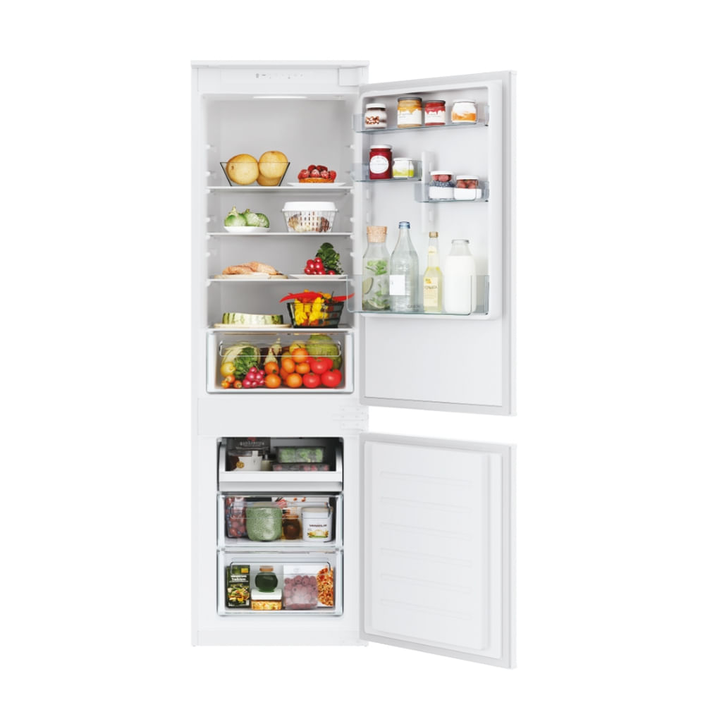 Candy Fresco CBL3518EB Frigorifero da incasso 2 porte 264 Litri Classe E Low Frost 540x545x1772 bianco Candy CBL3518EB Da incasso 264 L E Bianco