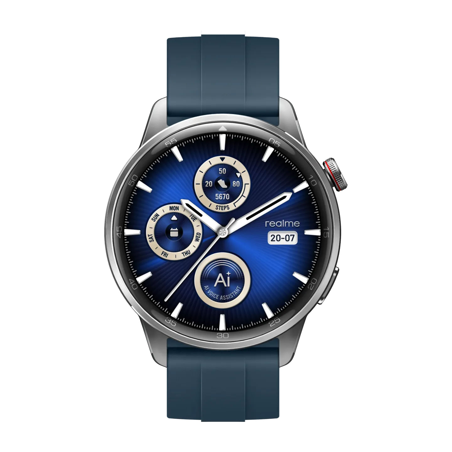 Realme Watch S2 46.5mm 1.43'' Amoled Bluetooth chiamate notifiche sport salute Silver realme Watch S2 3,63 cm (1.43") AMOLED Digitale 466 x 466 Pixel