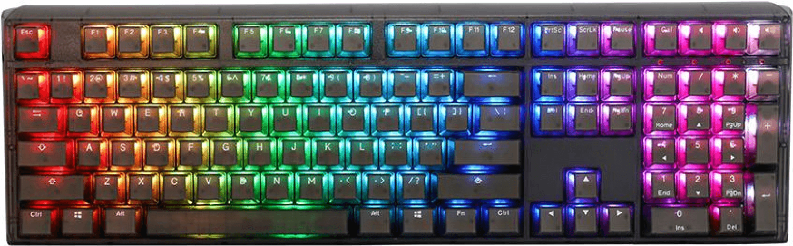 Ducky One 3 Aura Black Gaming Tastatur, RGB LED - Kailh Jellyfish Y (US) (DKON2108ST-FUSPDABAAAK1)