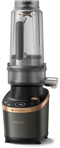 Philips Frullatore HR3770-00 Blender Flip et Juice Potenza 1500W Inox Funzione Turbo Philips HR3770/00 frullatore Frullatore per cottura 1500 W Nero,