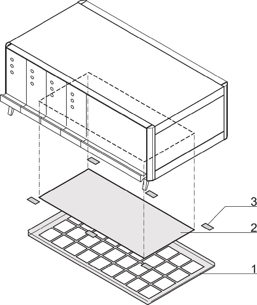 SCHROFF FILTER MAT 84HP (SPARE PART) - Rack-Zubeh¶r (64571036)