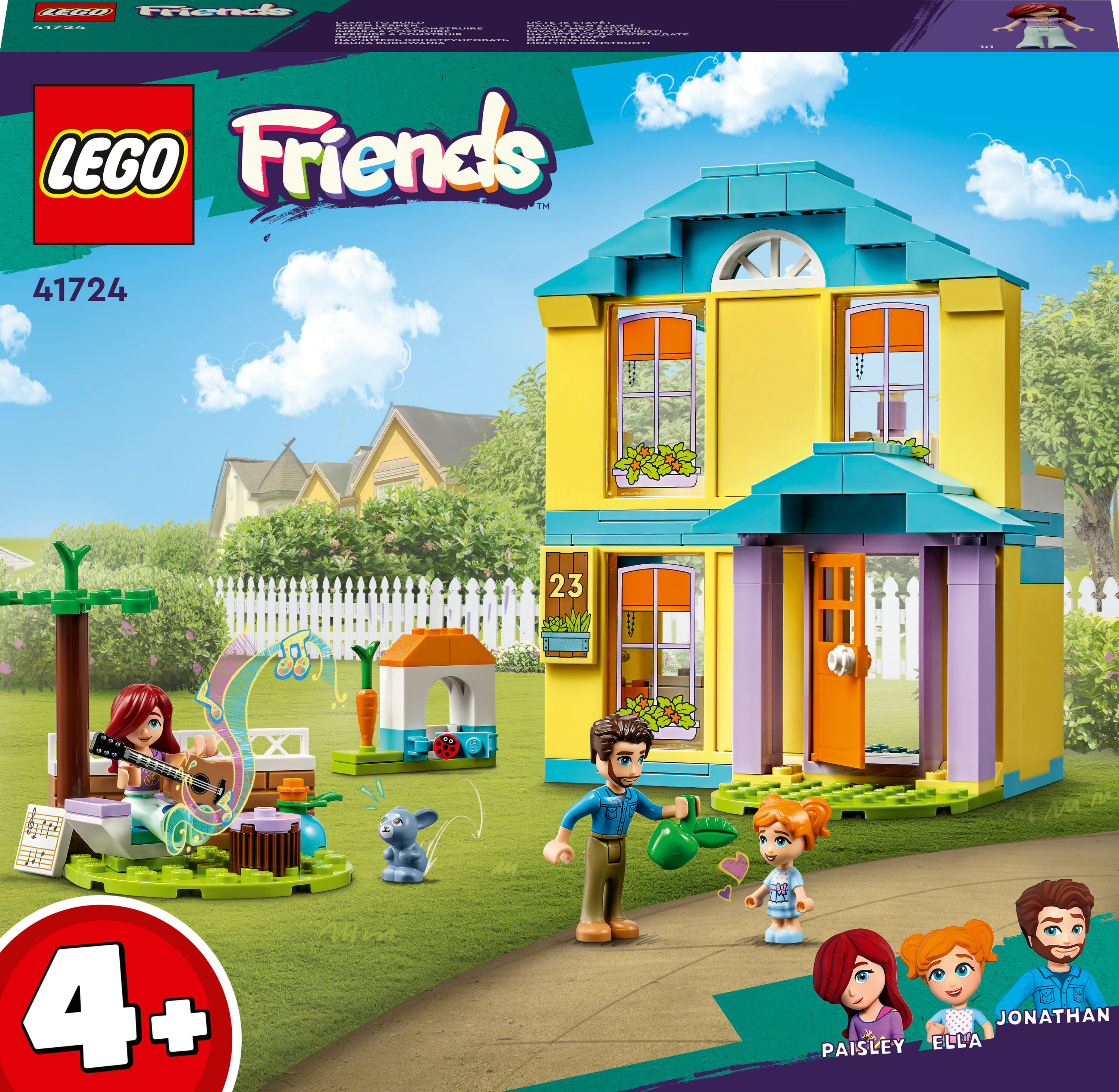 Lego giochi per bambini, giochi bambina 4 anni, costruzioni lego, lego friends, personaggi lego, mini bamboline LEGO Friends La casa di Paisley