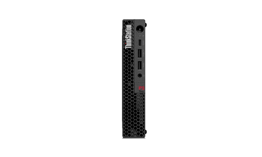 Lenovo ThinkStation P3 Tiny Intel Core i5 i5-14600 16 GB DDR5-SDRAM 512 GB SSD NVIDIA RTX A400 Windows 11 Pro Mini PC Stazione di lavoro Nero