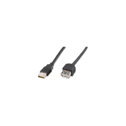 Digitus Cavo Prolunga Usb 2.0 Connettori A-A Connettori Maschio-Femmina - Mt. 2 Colore Nero ASSMANN Electronic 2m USB 2.0 cavo USB USB A Nero