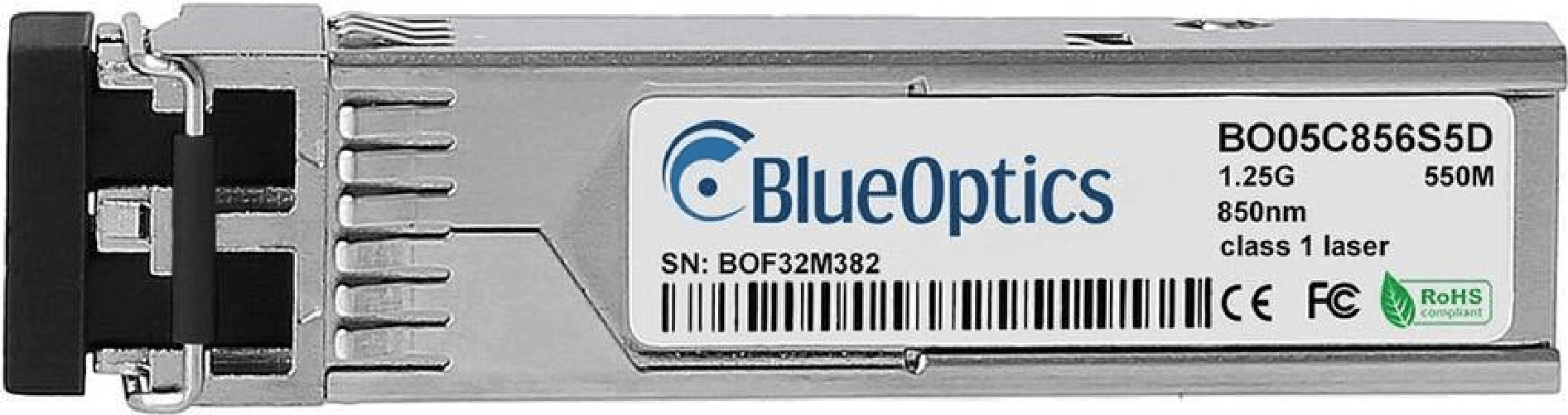 BlueOptics Kompatibler JDSU JSHR21S303910 BlueOptics BO05C856S5D SFP Transceiver, LC-Duplex, 1000BASE-SX