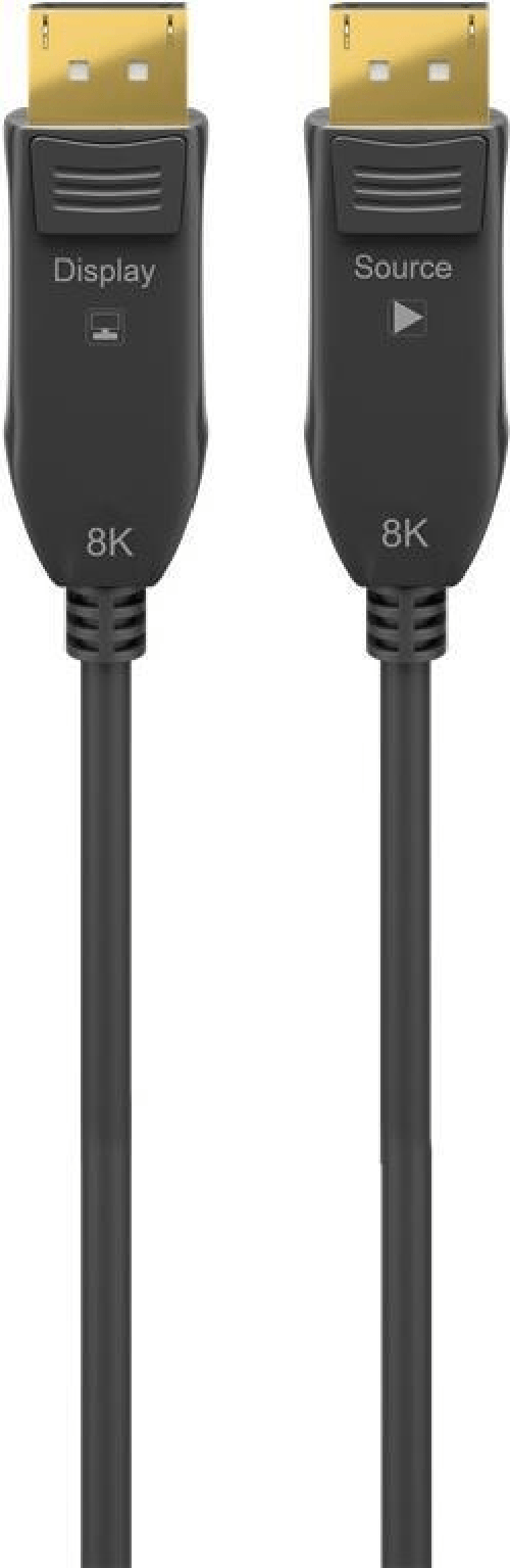 Wentronic Goobay 64866 DisplayPort-Kabel 10 m Schwarz (64866)