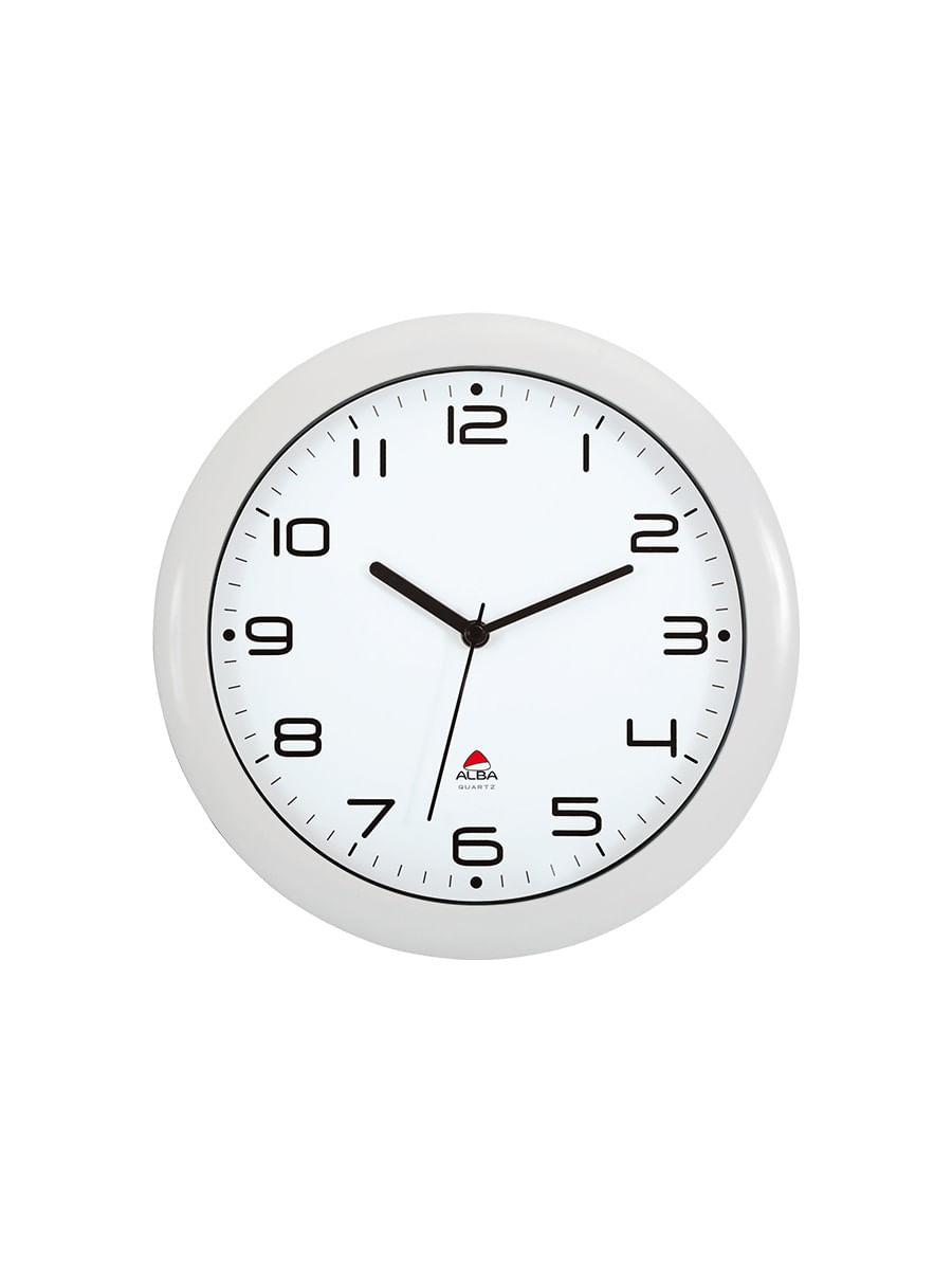 Alba HORNEW BC orologio da parete e da tavolo Orologio al quarzo Rotondo Bianco