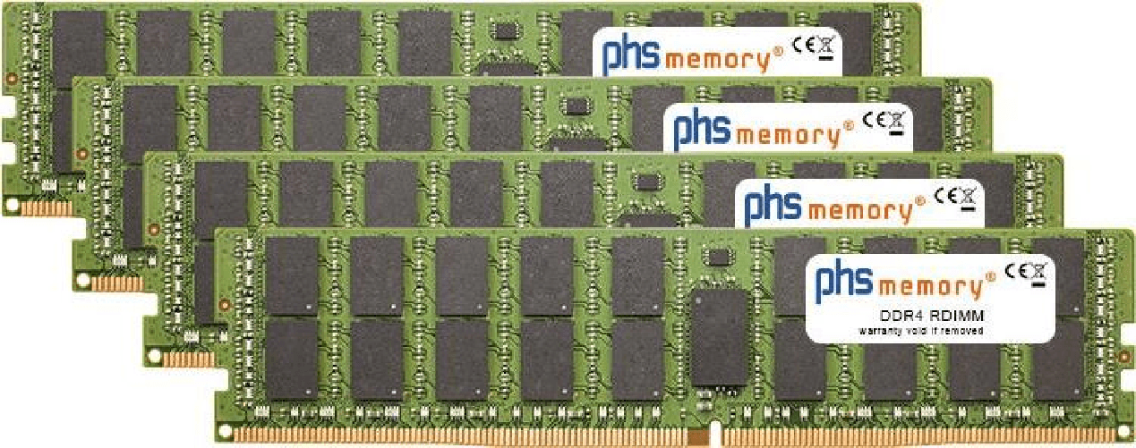 Phs-Memory 256GB (4x64GB) Kit RAM Memoria per Apple iMac Pro '18 -Core '2.3GHz 6860 cm (5K fine 2017