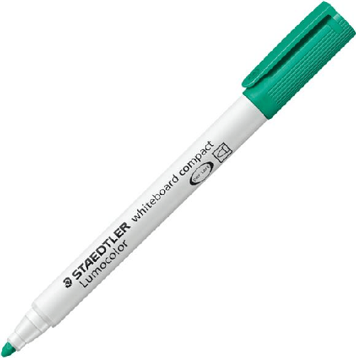 Staedtler Marcatore per lavagne bianche Staedtler Lumocolor whiteboard compact 341 1-2 mm verde - 341-5 Staedtler Lumocolor evidenziatore 1 pz Tipo d