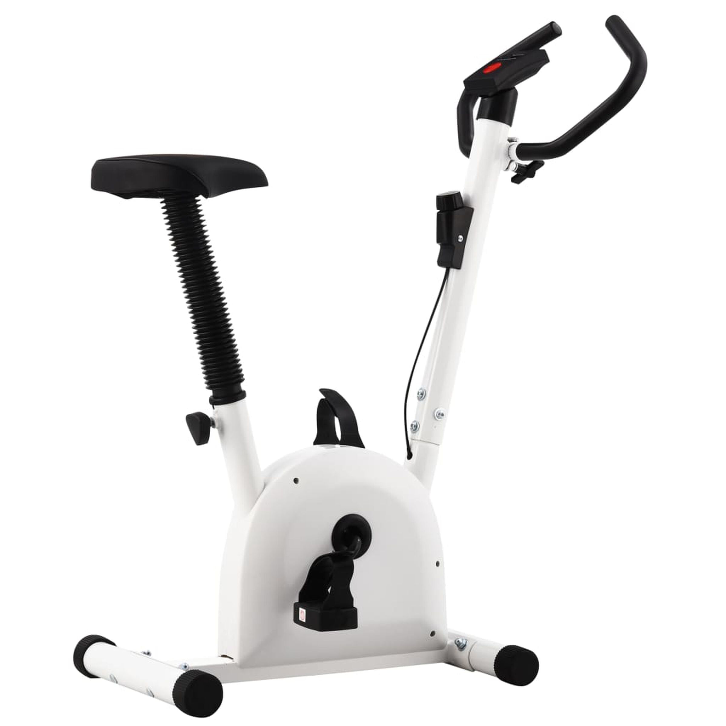 VidaXL Cyclette Ellittica con Cinghia di Resistenza Bianca VidaXL 92137 cyclette Bicicletta verticale