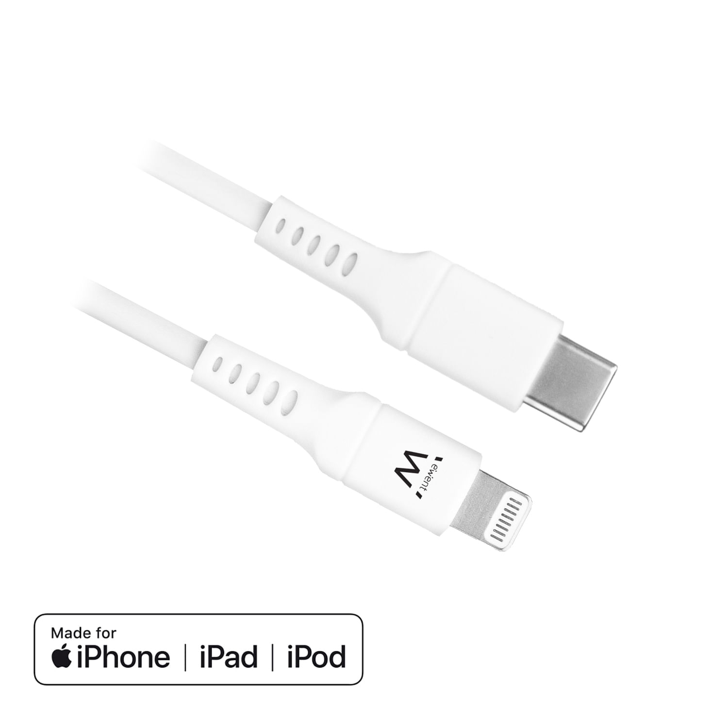 EMINENT Cavo USB-C/Lightning per smartphone e tablet 1mt Eminent Ewent EW9915 cavo Lightning 1 m Bianco