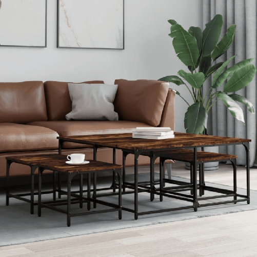 VidaXL 835336 tavolino da caffè, comodino e consolle da soggiorno