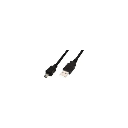 Digitus USB A - Mini USB B M/M 1.8 m cavo USB USB 2.0 1,8 m Mini-USB B Nero
