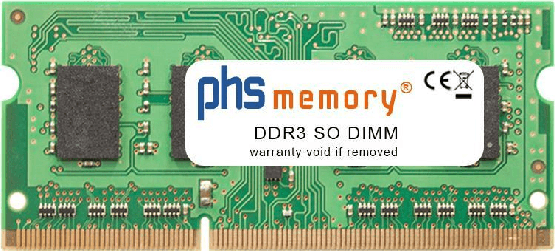 PHS-memory 4GB RAM Speicher f¼r HP Presario CQ58-313ES DDR3 SO DIMM 1333MHz (SP224979)