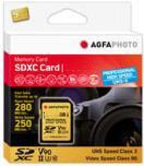 AgfaPhoto Scheda di memoria AgfaPhoto 10623 256 GB MicroSDXC UHS-II Classe 10 (10623)