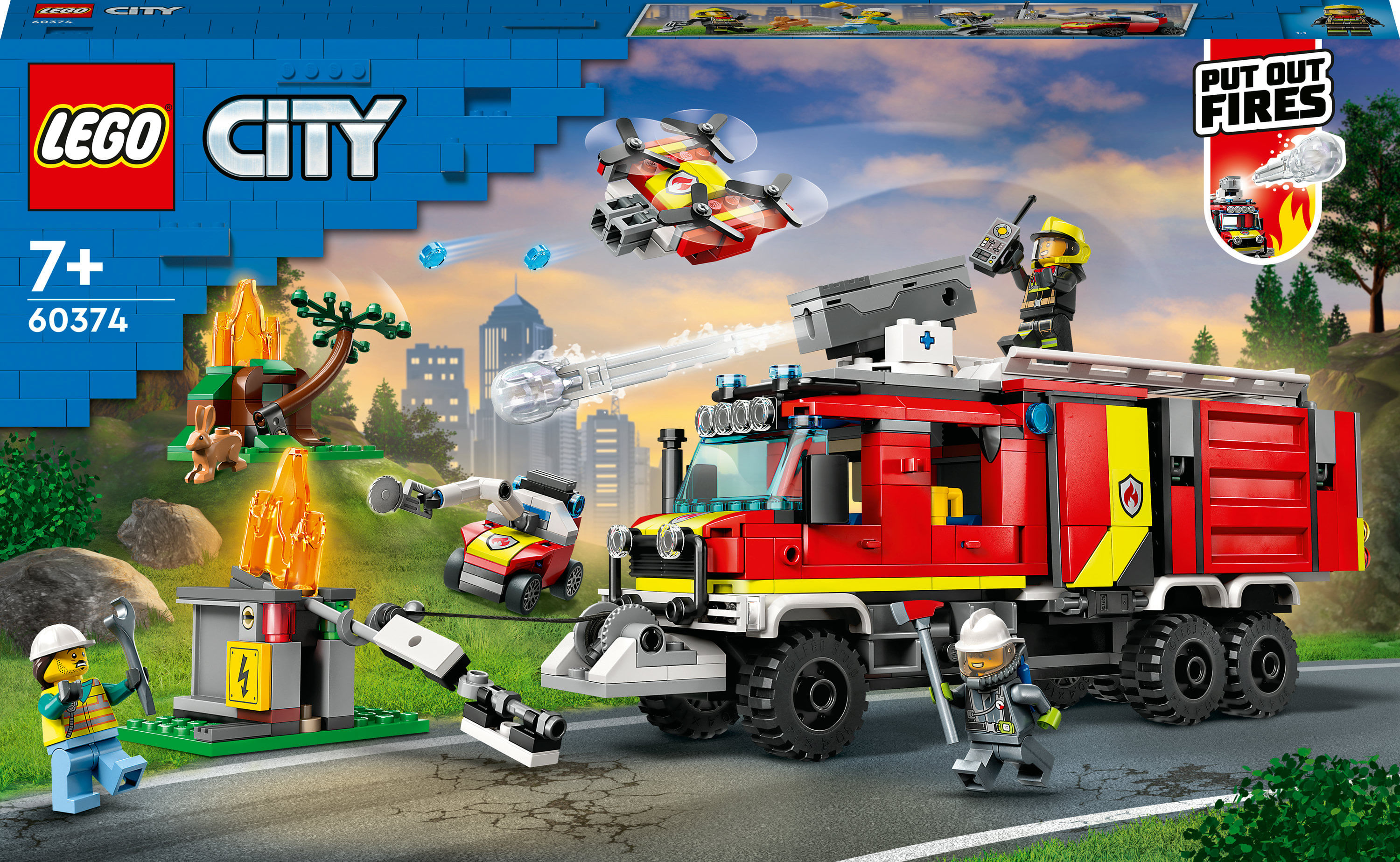 Lego giochi per bambini, costruzioni, giochi creativi, mattoncini lego, modellino da costruire, lego city LEGO City Autopompa dei vigili del fuoco