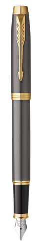 PARKER Penna stilografica IM Grey GT - punta M - grigio - Parker Parker IM penna stilografica Grigio 1 pz