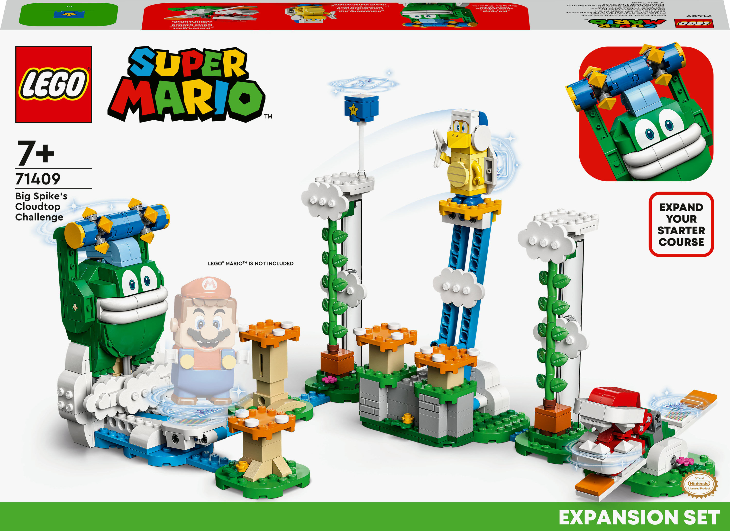 LEGO Super Mario Pack espansione Sfida sulle nuvole di Spike gigante