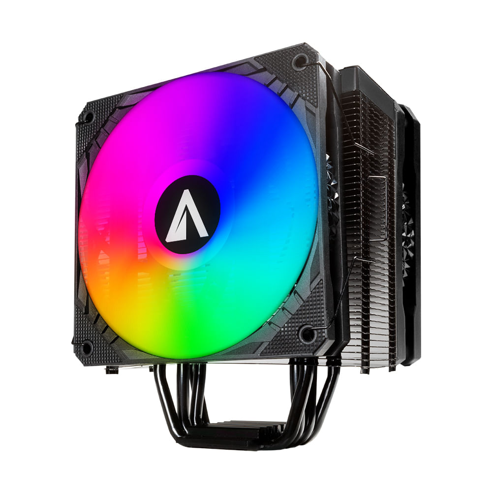 Abysm Ventola CPU Abysm Gaming Snow IV ARGB da 120 mm con dissipatore a 4 tubi di calore - Illuminazione ARGB ABYSM Aire Snow IV ARGB Processore Raffr