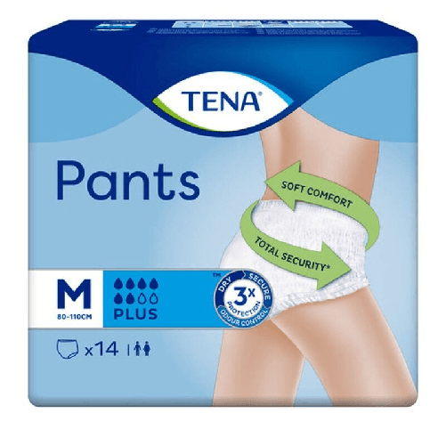 TENA Pants Plus biancheria intima per l'incontinenza Unisex 14 pz