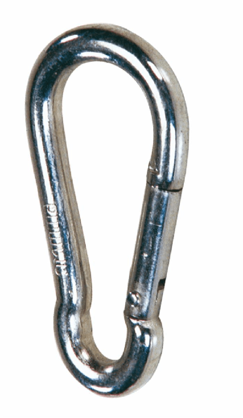 Moschettone filo diametro 9mm lunghezza 90mm confezione da 10 pezzi