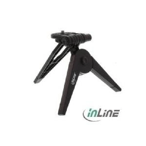 InLine Mini-Stativ 85mm, faltbar, schwarz (48008)