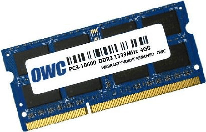 OWC Other World Computing - DDR3 - Modul - 4 GB - SO DIMM 204-PIN - 1333 MHz / PC3-10600 - CL9 - 1