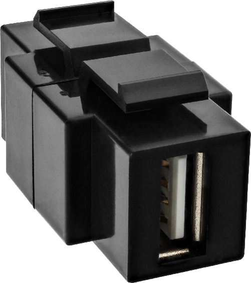 InLine 76201T. Anschluss 1: USB2.0 A, Anschluss 2: USB2.0 B, Geschlecht: Weiblich/Weiblich
