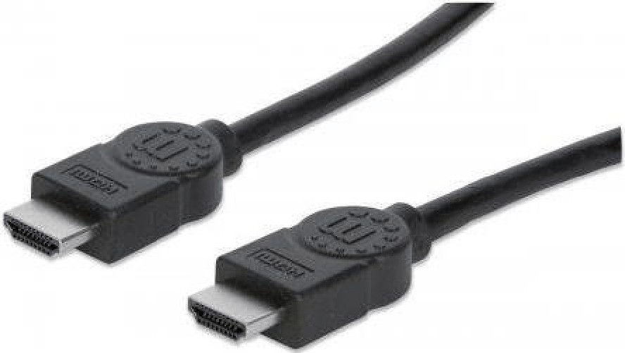 Manhattan Ultra High Speed - HDMI mit Ethernetkabel - HDMI (M) bis HDMI (M) - 1 m - Doppelisolierung