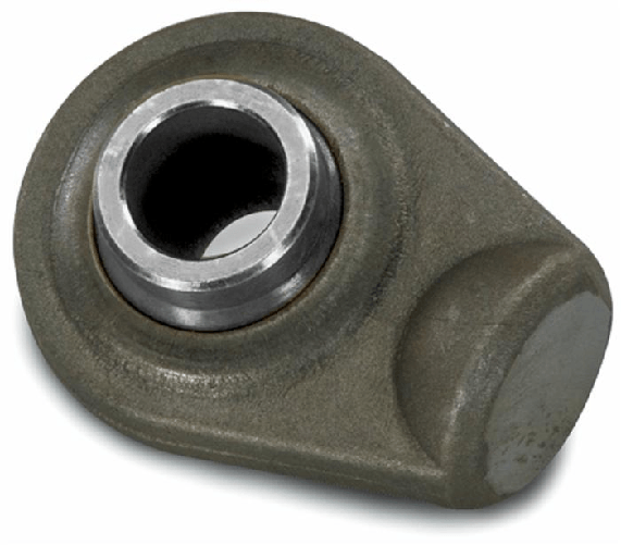 Supporto superiore rotula sferica Ø 32mm testa Ø 83mm e interasse 65mm confezione da 2 pezzi