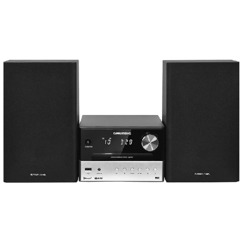 Grundig CMS 3000 BT DAB+ Microsistema audio per la casa 30 W Nero, Argento