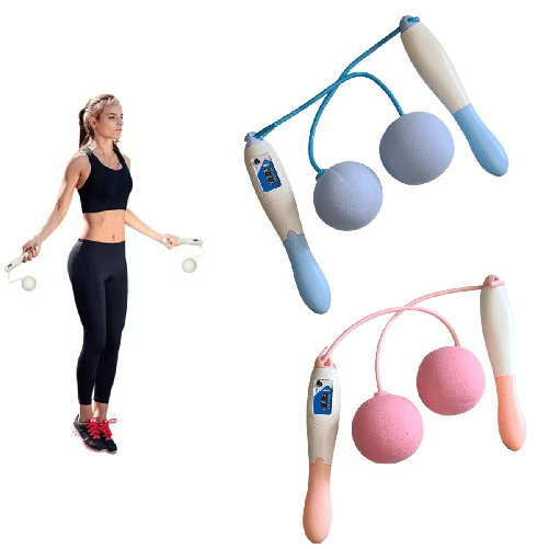 CORDA PER SALTARE CALORIE CONTA SALTO TIMER CONTA SALTI PALLA PESO YOGA PILATES
