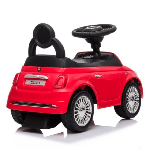 Macchina Cavalcabile per Bambini Primi Passi Fiat 500 Rosso