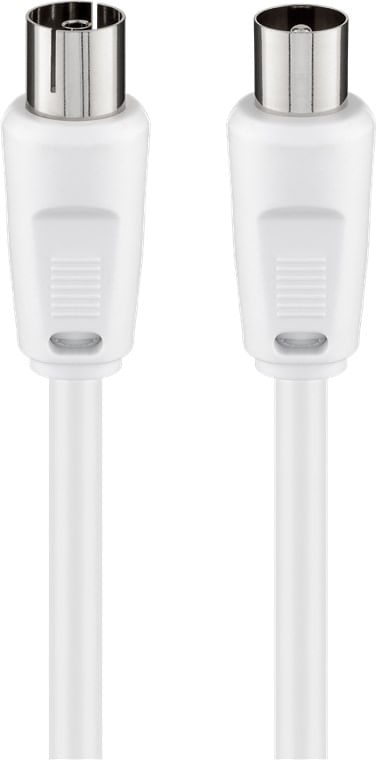 Microconnect Ednet cavo antenna maschio-femmina mt 2,50 colore bianco Goobay 11511 cavo coassiale 2,5 m Bianco
