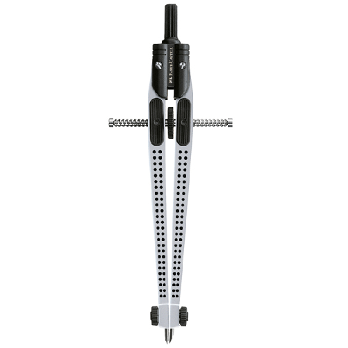 Faber Castell FABER-CASTELL Balaustrone Grip diam. 390mm silver Faber Castell Faber-Castell Compass GRIP 2001 Argento