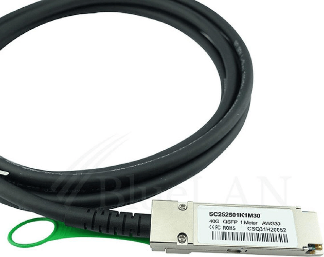 BlueOptics QTAPCABLE-2M compatibile BlueLAN DAC QSFP SC252501K2M30
