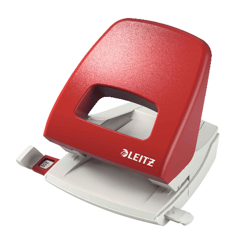 Leitz Topstyle Desktop perforator perforatore e accessori 25 fogli Rosso