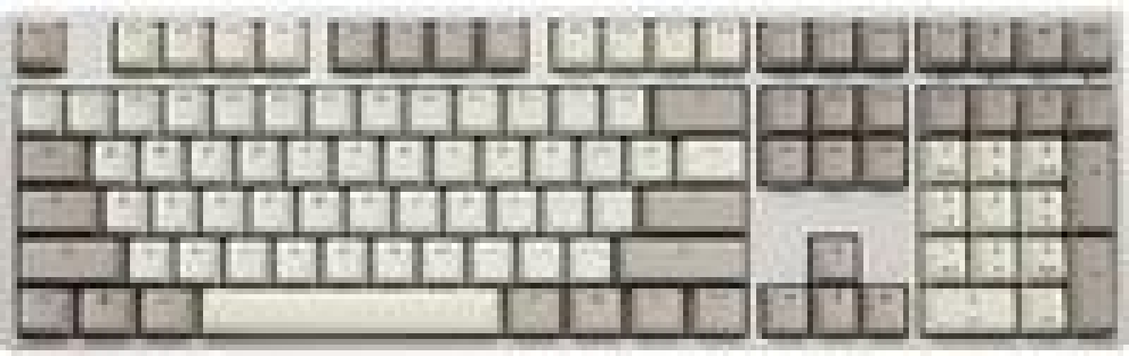 Ducky Origin Vintage Gaming Tastatur Cherry MX-Brown - Hell- und dunkelgraue Gaming-Tastatur im Retro