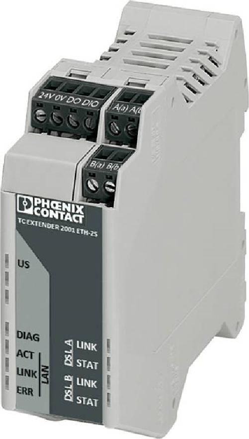 Phoenix Contact Zweite Generation: Unmanaged Ethernet-Extender TC EXTENDER 2001 ETH-2S 2702409 18