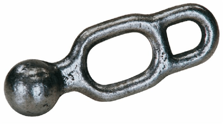Doppio anello fermo per cerniere l=120mm confezione da 5 pezzi