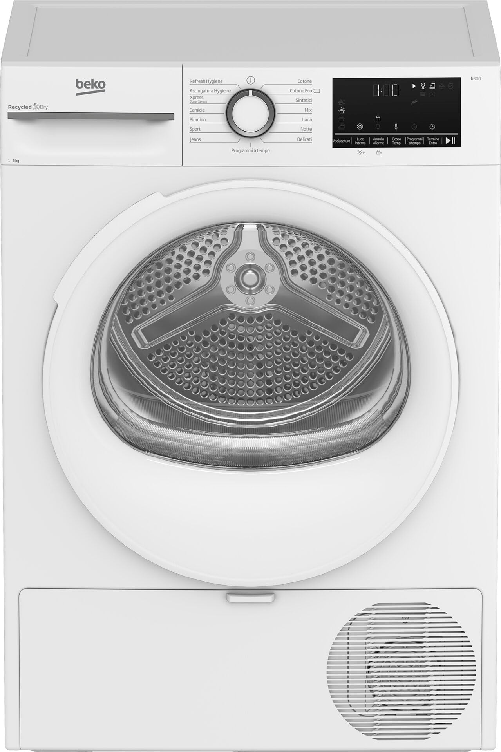 Beko Asciugatrice Beko BMT481WI - Pompa di Calore, 8 Kg, Classe A+++ Beko BMT481WI: Asciugatrice 8kg, A+++, Inverter