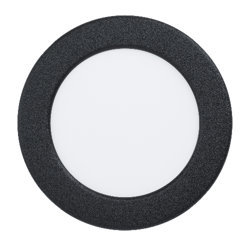 Eglo Faretto Ad Incasso Moderno Fueva 5 In Acciaio Nero Led Integrato 5,5W 4000K EGLO Fueva 5 Faretto da incasso LED
