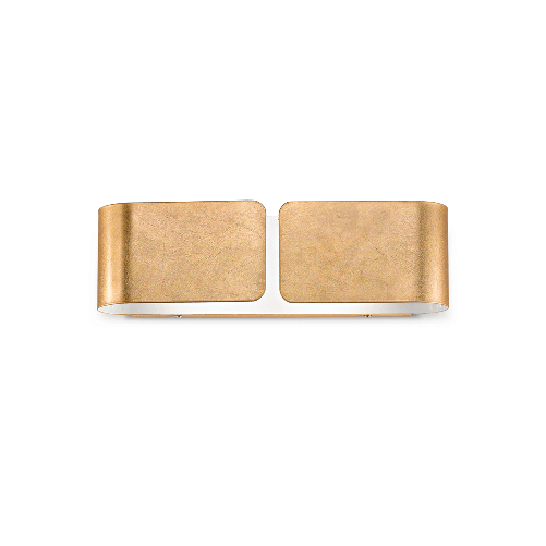 Ideal Lux Applique Contemporanea Clip Metallo Oro 2 Luci E27 Ideal Lux CLIP AP2 SMALL E27