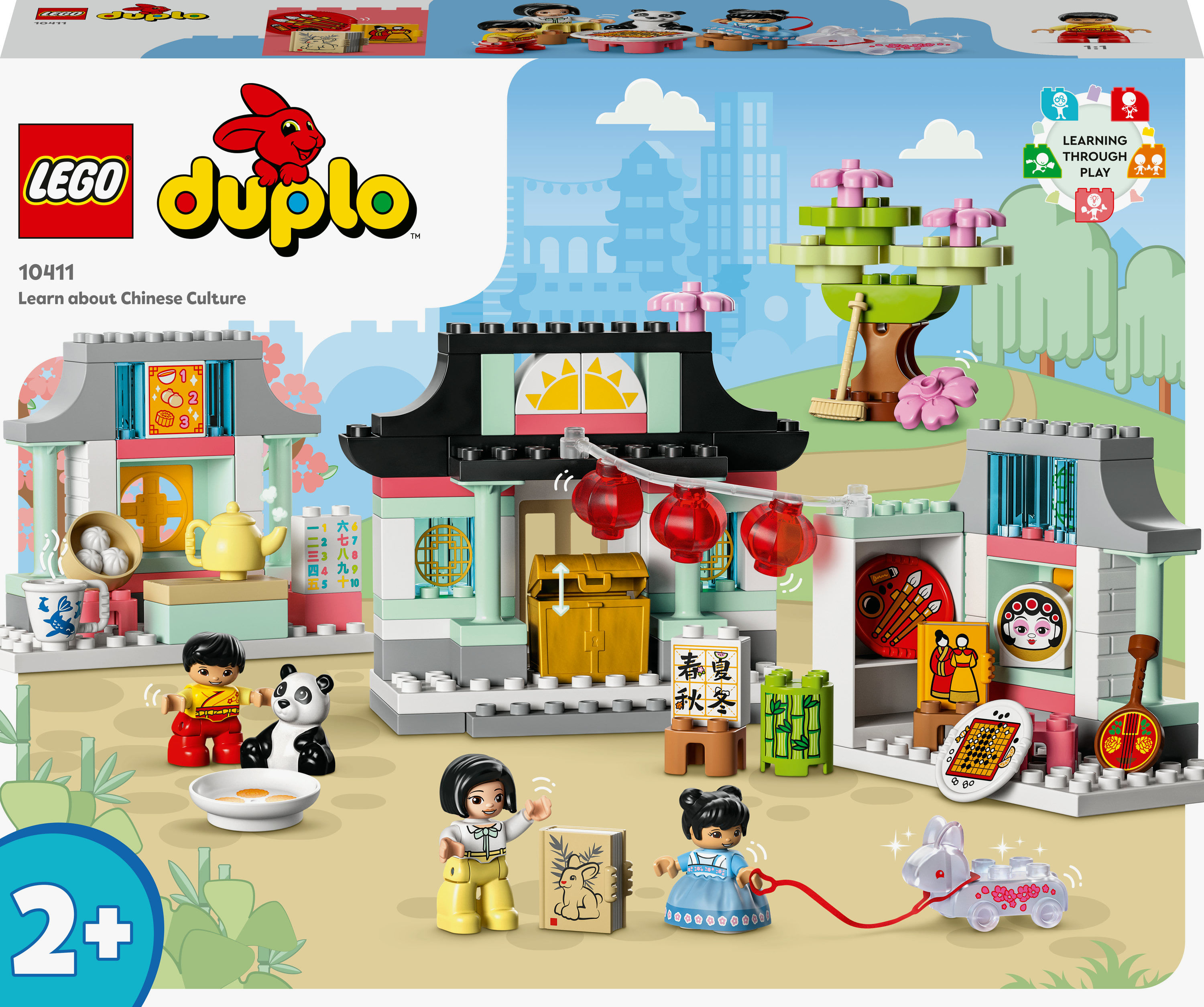 LEGO DUPLO Town 10411 Scopri la Cultura Cinese, Giochi Educativi per Bambini dai 2 Anni con Panda e Mattoncini LEGO DUPLO Scopri la cultura cinese