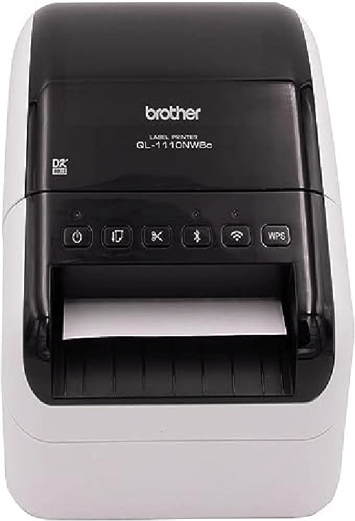 Brother QL-1110NWBC stampante per etichette (CD) Termica diretta 300 x 300 DPI Con cavo e senza cavo DK