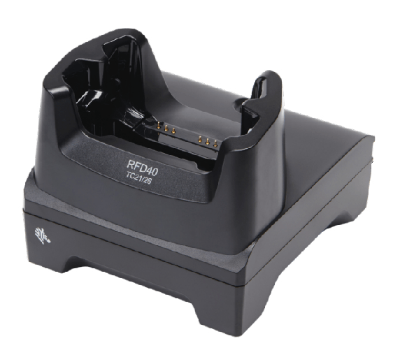 Zebra CRD1S0T-RFD40-EC5X-CHG-1R Caricabatterie per dispositivi mobili Computer portatile, Lettore RFID Nero AC Interno