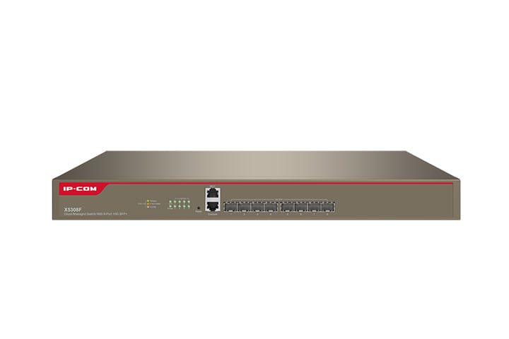 IP-COM Networks X5308F switch di rete Gestito L3 Gigabit Ethernet (10/100/1000) Supporto Power over Ethernet (PoE) 1U Grigio