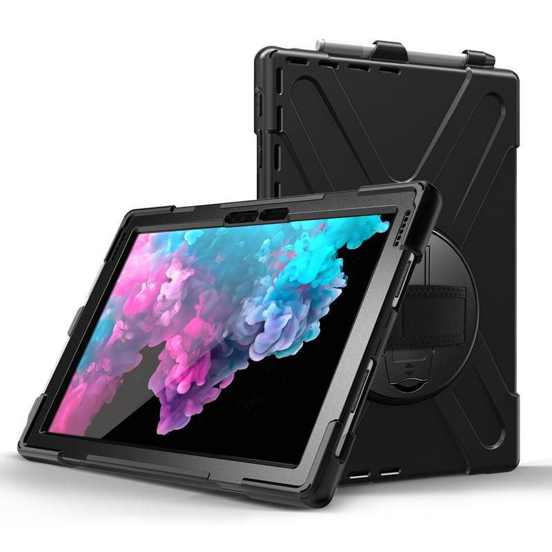 ESTUFF ES681890-BULK custodia per tablet 31,2 cm [12.3] Cover Nero (AUSTIN Defender Case - Microsoft Surface Pro - 7+/7/ eSTUFF ES681890-BULK custodia