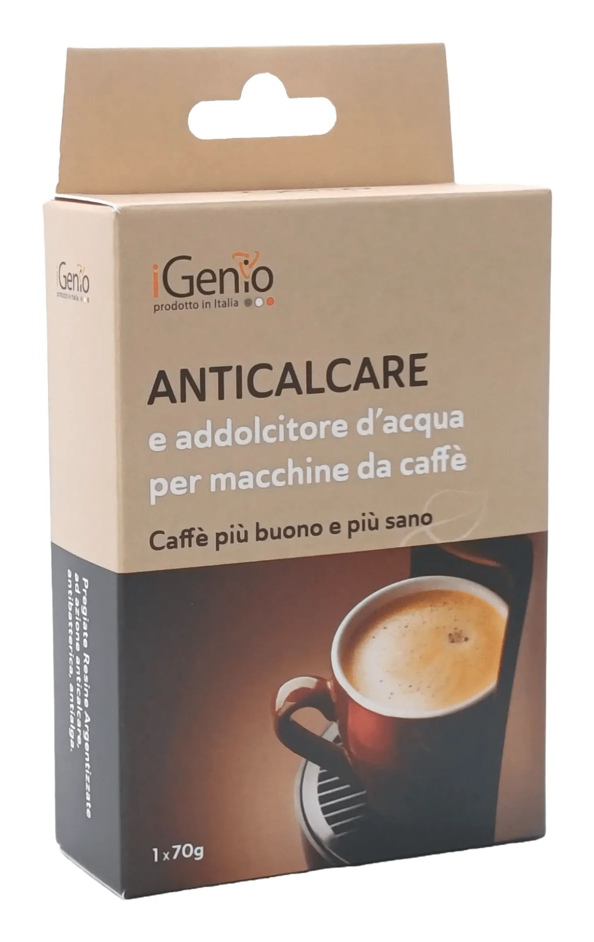 IGENIO I-Genio 979 Anticalcare e Addolcitore per Macchine da Caffe' Busta di Resine Argentizzate da 70gr Ametera 979 parti e accessori per macchina pe