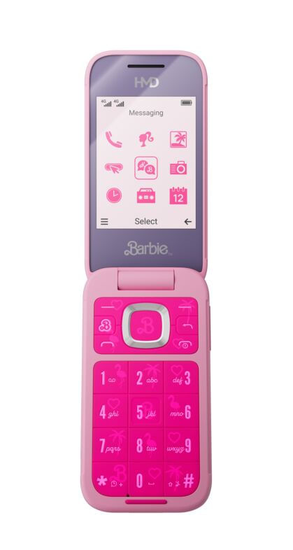 HMD Barbie Phone 7,11 cm (2.8") 125 g Rosa Telefono cellulare basico